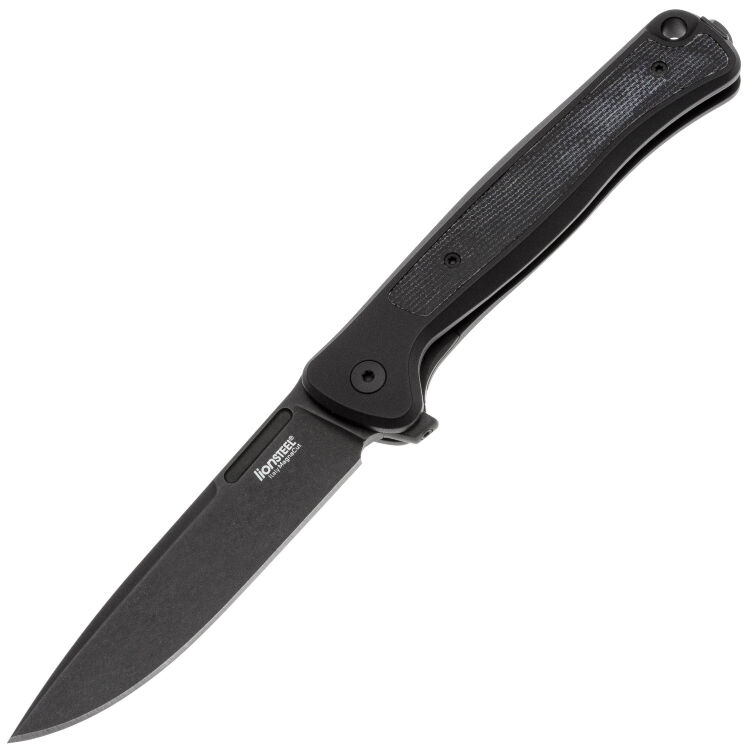 Нож Lion Steel Skinny PVD stonewash сталь MagnaCut рукоять Black Aluminium/Micarta (SK01A BB)