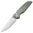 Нож Pro-Tech TR-3 Integrity satin сталь MagnaCut рукоять Green Battleworn Reptile Aluminium