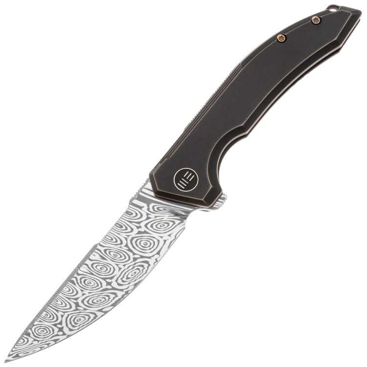Нож WE Knife Quixotic сталь Heimskringla Damasteel рукоять Black/Bronze Ti (WE21016-DS1)