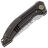 Нож WE Knife Quixotic сталь Heimskringla Damasteel рукоять Black/Bronze Ti (WE21016-DS1)