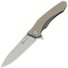 Нож Maxace Zealot 2.0 cталь K110 stonewashed рукоять Brown G10