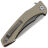 Нож Maxace Zealot 2.0 cталь K110 stonewashed рукоять Brown G10