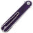 Нож Real Steel Iris Flipper satin сталь 12C27 рукоять Purple G10 (8061AP)