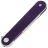 Нож Real Steel Iris Flipper satin сталь 12C27 рукоять Purple G10 (8061AP)