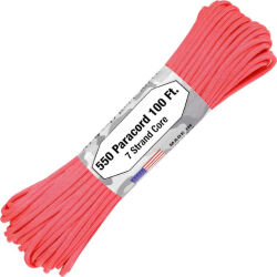 Паракорд Atwoodrope 550 Parachute Cord pink 30м (США)