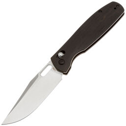 Нож CJRB Prado sandpolish сталь AR-RPM9 рукоять Ebony wood (J1936-EB)