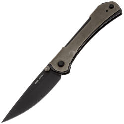 Нож Real Steel SYLPH black PVD сталь Nitro-V рукоять Silver Stainless Steel (7141BG)