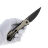 Нож Real Steel SYLPH black PVD сталь Nitro-V рукоять Silver Stainless Steel (7141BG)
