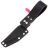 Нож 7 Ножей Колибри Гибрид конвекс сталь N690 рукоять Pink G10