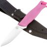 Нож 7 Ножей Колибри Гибрид конвекс сталь N690 рукоять Pink G10