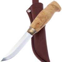 Нож Ahti Puukko Metsa RST сталь 12С27 рукоять карельская береза (9607RST)