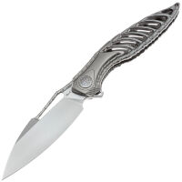 Нож Rike Knife Thor6 сталь M390 рукоять Plain Grey Titanium