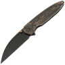 Нож WE knife Zenthra blackwash сталь M390 рукоять Titanium/Copper Foil CF (WE24021C-3)
