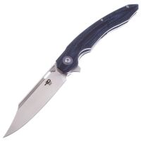 Нож Bestech Fanga сталь D2 рук. Blue G10/Carbon Fiber (BG18E)