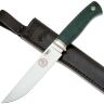 Нож Южный Крест Длинный Джек Эксперт сталь М390 рукоять мельхиор/микарта изумруд (371.5352 РЗ)