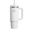 Термокружка Stanley Quencher H2.0 с трубочкой 0.88л белая (10-11912-083)