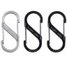 Карабин Nite Ize S-Biner Dual Carabiner #3 Black/Stainless 3 pack (SB3-A1-3R3)
