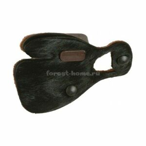 Напальчник Buck Trail Calf Hair Tab для стрельбы из лука (XL, Black) (TBB-BU-70153)