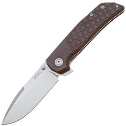 Нож MKM Maximo stonewash сталь M390 рукоять Burgundy Micarta/Ti (MM-BUCT)