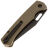Нож Artisan Cutlery Revel Black сталь AR-RPM9 рукоять Brown FRN Нож Artisan Cutlery Revel Black сталь AR-RPM9 рукоять Brown FRN