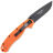 Нож Ontario RAT-1 Black сталь D2 рукоять Orange GRN (8868OR)