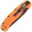Нож Ontario RAT-1 Black сталь D2 рукоять Orange GRN (8868OR)