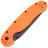 Нож Ontario RAT-1 Black сталь D2 рукоять Orange GRN (8868OR)